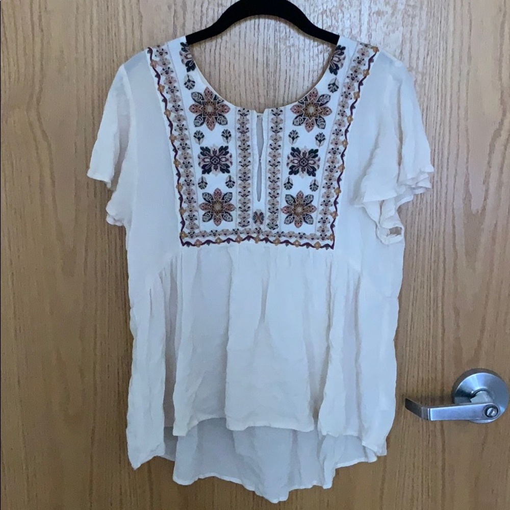 American Eagle Short Sleeve Blouse (medium)